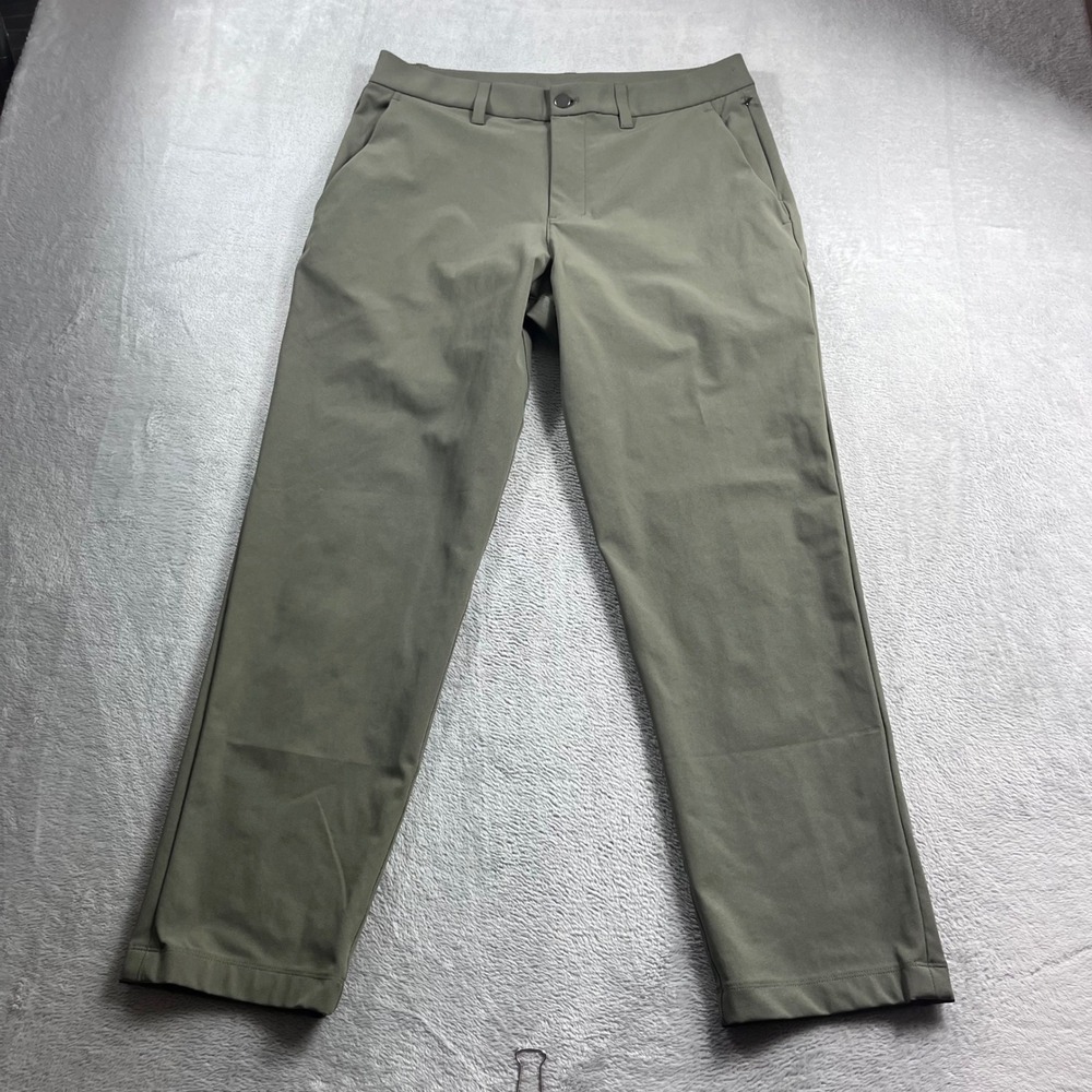 Lululemon Commission Pant Classic Warpstreme Olive Green 32 LM5AR2S